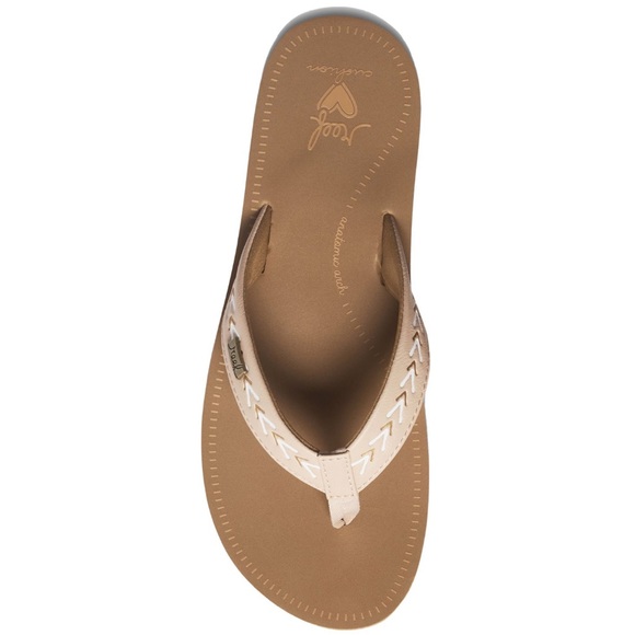 Reef Beachbreak Women's Summer Thong Flip Flop Beach Sandal NIB Sand/Beige - Picture 3 of 4